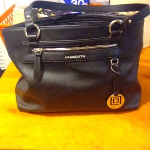 Woman's black shoulder bag